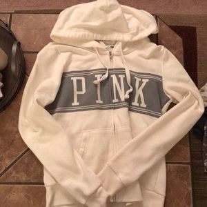 PINK zip up hoodie